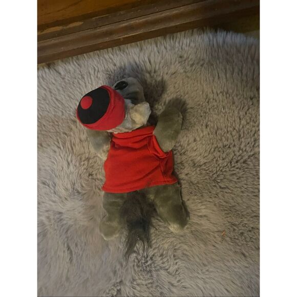 Vintage NC State Wolf Beanie Baby Plush Animal Toy - Picture 7 of 9